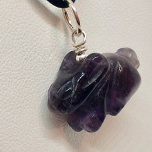 Load image into Gallery viewer, Hop! Amethyst Bunny Rabbit Solid Sterling Silver Pendant 509255AMS - PremiumBead Alternate Image 10