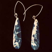 Load image into Gallery viewer, Sodalite 14K Gold Filled Teardrop Earrings | 3" Long | Blue/Pink | 1 Pair |