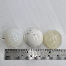 Load image into Gallery viewer, Opal Dendritic Large White Round Beads | 21mm | White | 3 |