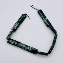 Load image into Gallery viewer, Seraphinite Premium Rectangle Shaped Russian Beads | 16x8x4mm | 2 Beads |