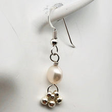 Load image into Gallery viewer, Gorgeous Natural Fresh Water Pearl Solid Sterling Silver Earrings | 1 1/4 inch | - PremiumBead Alternate Image 3