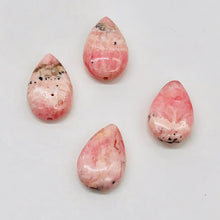 Load image into Gallery viewer, 4 Pink Rhodochrosite 15x10mm Teardrop Beads