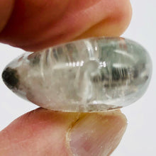Load image into Gallery viewer, Lodalite Quartz Oval Pendant Figurine Bead | Clear Included|1 Bead| 33x27x16 mm|