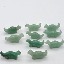 Load image into Gallery viewer, Dinosaur 2 Carved Aventurine Diplodocus Beads | 25x11.5x7.5mm | Green - PremiumBead Alternate Image 4