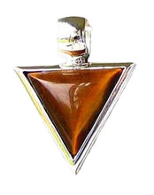 Load image into Gallery viewer, Shimmering Tigereye & Sterling Silver Pendant 6331