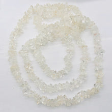 Load image into Gallery viewer, Clear Quartz Nugget Bead 34 inch Necklace | 7x5x2mm to 4x4x3mm |
