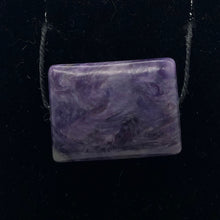 Load image into Gallery viewer, 29cts of Rare Rectangular Pillow Charoite Bead | 1 Beads | 23x17x8mm | 10872B - PremiumBead Alternate Image 10