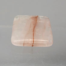 Load image into Gallery viewer, Quartz Orange Rectangular Pendant Bead | 40x30x6mm | 1 Bead |