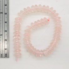 Load image into Gallery viewer, Rose Quartz 8" Strand Rondell | 8x4 mm | Pink |50 Beads |