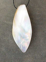 Load image into Gallery viewer, Exotic White Ebony Shell Pendant Bead 005069A - PremiumBead Primary Image 1