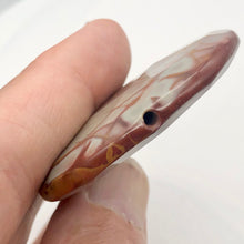 Load image into Gallery viewer, Picture Jasper Round Coin Pendant Bead | 50mm x 10mm | 1 Bead |
