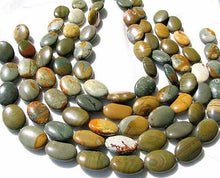 Load image into Gallery viewer, Natural 2 Owyhee Jasper Oval Pendant Beads 008965 - PremiumBead Alternate Image 2