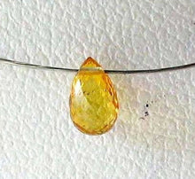 Load image into Gallery viewer, 1 Natural Sunshine Sapphire Briolette Bead 5865Q - PremiumBead Primary Image 1