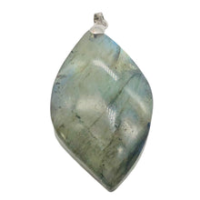 Load image into Gallery viewer, Labradorite Sterling Silver Natural | 1 1/2" Long | Blue/Golden | 1 Pendant |