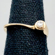 Load image into Gallery viewer, Natural Diamond Solid 14K Yellow Gold Pinky Ring Size 4 1/2 9982Am - PremiumBead Alternate Image 2
