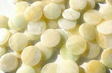 Load image into Gallery viewer, 2 Pale Lemon Hemimorphite 30x7mm Disc Pendant Beads 7654 - PremiumBead Alternate Image 2
