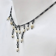 Load image into Gallery viewer, Unique Antiqued Freshwater Pearl Dangle Necklace 4234 - PremiumBead Primary Image 1