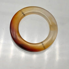 Load image into Gallery viewer, Carnelian Agate Picture Frame Bead | 37x3.5mm | Orange | 23mm opening |