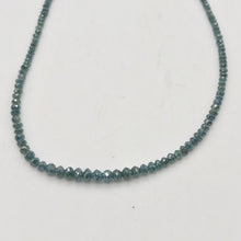 Load image into Gallery viewer, 17.5cts Blue Diamond Faceted Roundel Bead Strand 110361 - PremiumBead Alternate Image 10