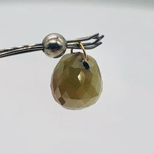 Load image into Gallery viewer, 3.43cts Bi-Color Diamond Briolette 18K Pendant 9679B