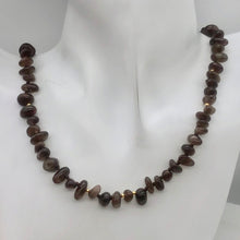 Load image into Gallery viewer, Moonstone 14K Gold Filled Knotted Nugget Necklace | 21 Inch | Purple |