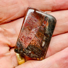 Load image into Gallery viewer, Balance Red Devil Jasper Rectangle Pendant Bead 6653E