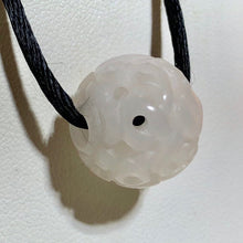 Load image into Gallery viewer, Intricately Carved White Jade 16mm Round Bead 10651 | 16mm | White - PremiumBead Alternate Image 2