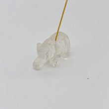 Load image into Gallery viewer, 2 Hand Carved Natural Quartz Bear Beads | 20x13x9.5mm | Clear - PremiumBead Alternate Image 2