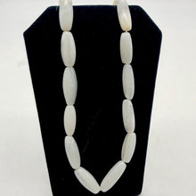 Load image into Gallery viewer, White Onyx 12x5mm to 14x6mm Rice Bead 15 inch Strand - PremiumBead Primary Image 1