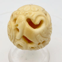 Load image into Gallery viewer, Chinese Zodiac Year of the Rooster Waterbuffalo Bone Bead | 30mm| Cream| 1 Bead| - PremiumBead Alternate Image 3