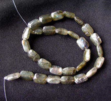 Load image into Gallery viewer, Fiery Natural Labradorite 14x10mm Rectangle Bead Strand 108273 - PremiumBead Primary Image 1