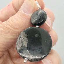 Load image into Gallery viewer, Hypersthene Sterling Silver Goddess Pendant | 2 Inch | Silver Black |