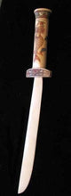 Load image into Gallery viewer, Splash Unique Scrimshawed and Carved Mermaid Knife / Letter Opener 010634 - PremiumBead Alternate Image 3