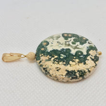 Load image into Gallery viewer, Jelly Fish! Ocean Jasper Druzy & 14Kgf Pendant 510561CG - PremiumBead Alternate Image 4