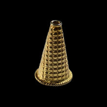 Load image into Gallery viewer, 1 Designer 22K Vermeil Patterned C1 Bead 10341