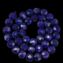 Load image into Gallery viewer, Royal Natural 10mm Amethyst Coin Bead Strand 109431