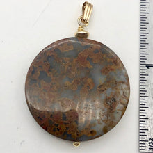 Load image into Gallery viewer, AutumnLeaves Druzy Ocean Jasper 14K Gold Filled Pendant | 30mm | 1 3/4" Long | - PremiumBead Alternate Image 5