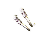 Load image into Gallery viewer, Exotic!! Double 925 Solid Sterling Silver Size 5 Ring 5835