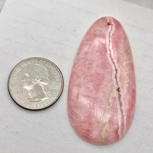 Load image into Gallery viewer, Natural Lacy Pink Rhodochrosite Pendant Bead | 60x30mm| Pink | Teardrop | 1 Bd | - PremiumBead Alternate Image 5