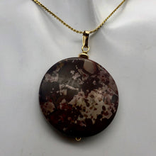 Load image into Gallery viewer, Lacy Madness Druzy Ocean Jasper 14K Gold Filled Pendant | 30mm | 1 3/4" Long | - PremiumBead Alternate Image 5