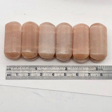 Load image into Gallery viewer, Succulent!! 30x14x7mm Peach Moonstone 12 Bead Bracelet - PremiumBead Alternate Image 4