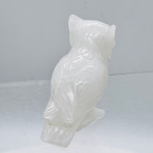 Load image into Gallery viewer, White Jade Owl Carving | 45x24x55mm | White | 1 Figurine |