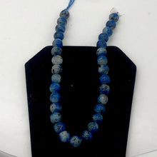 Load image into Gallery viewer, K-2 Round Stone or Raindrop Azurite | 6mm | Blue White | 62 Bead(s)