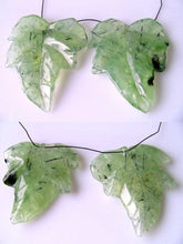 Load image into Gallery viewer, One Bead of Druzy Green Prehnite Leaf Briolette 9885E - PremiumBead Primary Image 1
