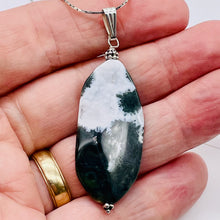 Load image into Gallery viewer, Ocean Jasper Sterling Silver Long | 2 1/2" Long | White/Black | 1 Pendant |