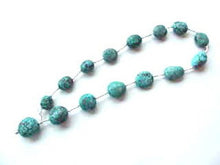 Load image into Gallery viewer, Rare Pebble Natural Turquoise & 925 Sterling Silver 17 inch Necklace 1533 - PremiumBead Alternate Image 4