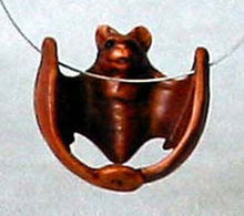 Load image into Gallery viewer, Good Luck Hand Carved Boxwood Bat Ojime/Netsuke Bead - PremiumBead Primary Image 1