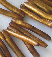 Load image into Gallery viewer, 4 Natural Golden Bronze Coral Briolette Beads 9680 - PremiumBead Alternate Image 2