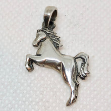 Load image into Gallery viewer, Jumping Sterling Silver Pony Horse Charm Pendant 9965I - PremiumBead Alternate Image 3