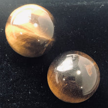 Load image into Gallery viewer, Tigereye Round | 20mm | Bronze/Black | 2 Spheres |